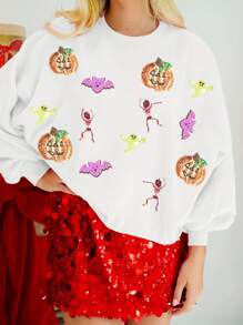 New Halloween Hoodie - White - View 2