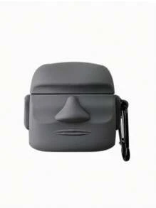 Compatible With Apple AirPods S3 Bluetooth Protective Case, Leather AirPods Third-Generation Protective Cover, Pro2 Headphone Cover - Dark Grey - View 5