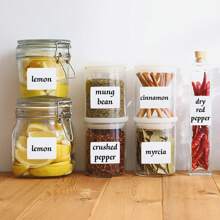 2000pcs Labels Stickers (60 X 40mm) Self Adhesive Labels Roll Printer Label Paper Freezer Labels Easy Peel Off Address Labels For Office, Kitchen Food Labels For Catering, Jars - White - View 6