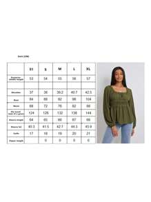 Women Solid Color Blouses Scoop Neck Ladder-Lace Trim Long Sleeve Shirts Spring Fall Casual Slim Fit Tops - Green - View 9