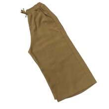 Pantacourt Pants Plain Duna Fabric Fashion Blogger - Beige - View 3