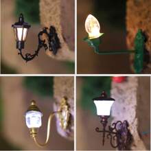 2 件 LED 3V 模型灯、立体模型建筑材料、发光路灯、壁灯、路灯、庭院灯 - As photo - 查看 8