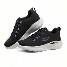 Skechers GO RUN LITE女士輕盈透氣緩震跑步鞋 - 黑色 - 查看 2