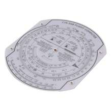 E6B Plastic Flight Computer, Patented Aviation Pilot Computer Calculator Standard Training Students - Multicolor - View 7