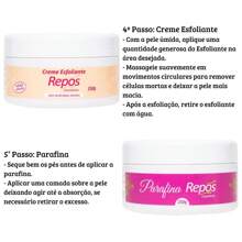 Kit Repos Amaciante Amolecedor de Calos Calosidades e Cutículas Creme Esfoliante Parafina Espátula Plantar 222 Botinha Descartável - Spa dos Pés - Branco - Visão 5