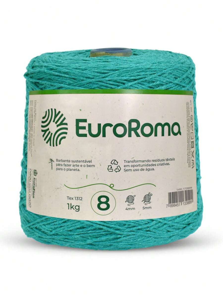 Barbante EuroRoma 1kg FIO 8 - 762 metros