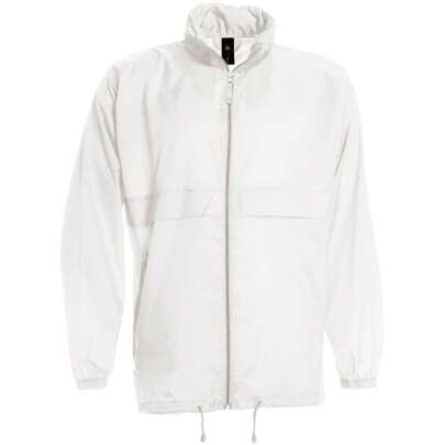 B&C Sirocco Mens Lightweight Jacket / Mens Outer Jackets (White) - 100% Nylon