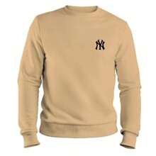Kit 2 Blusa Moletom Gola Redonda Blusa De Frio Unissex Algodão Casaco Feminino Masculino NY