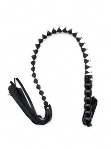 Látigo de caballo profesional de 95 cm - Mango de piel de PU suave, látigo, látigo de serpiente, látigo de entrenamiento, fusta tejida a mano, reutilizable, adecuado para entrenamiento, práctica y juegos al aire libre - Accesorio de equitación duradero, fácil de usar y portátil