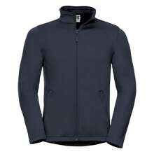 Russell Europe Mens Smart Softs Jacket (French Navy) - 100% Polyester - Blue - View 1