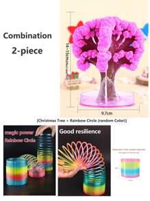 1pc Christmas Magic Tree-Pink, Stress Relief Toy