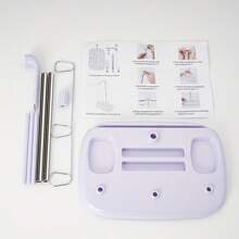 缝纫机可调节线架支架、3 个线轴支架、家用缝纫机配件（带塑料底座和纸质说明书）、兼容包缝机