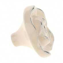 5/10 件复古玫瑰橱柜把手，厨房简约锌合金白色抽屉拉手适用于梳妆台床头柜橱柜壁橱衣柜带螺丝（银线） - 如圖所示 - 查看 7