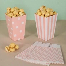 Set de 12 cajas de regalo con diseño de caja de palomitas, suministros de repostería, obsequios para fiestas, cajas para caramelos, envasado de chocolate, regalos para fiestas, decoraciones de cumpleaños, decoraciones de boda, suministros para fiestas - Multicolor - Ver 6