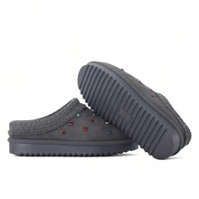 Mubberry Women's Winter Home Round Toe Slippers Women's Casual Warm Comfortable Slippers Women's Fashion Flat Slippers