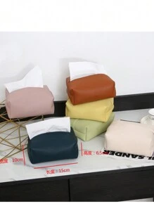 1 Peça Caixa de lenços Acessórios de cozinha à prova d'água, caixa de lenços decorativos, porta-guardanapos para mesa, caixa de lenços de banheiro