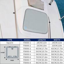 Ship Hatch Cover, Protect Hatch, Anti-Moisture, Anti-Sun, High Color Fastness, 100% Polyester Oxford Cloth, Multiple Models And Colors, Hatch Cover, Hatch Protection - Grey - View 4