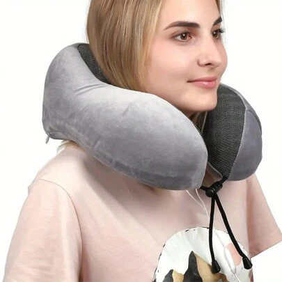 U Shaped Memory Foam Pillow For Travel Neck Pillow Soft Cervical Support Cushion Ergonomic Healthcare Pillow For Airplane Car Office