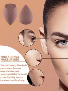 15pcs/13pcs/11pcs/8pcs/6pcs Makeup Brush Set, Including Powder Brush, Blush Brush, Highlighter Brush, Eyeshadow Brush, Eyelash Brush, Eyeliner Brush, Angled Makeup Sponge, Round Makeup Sponge, Round Powder Puff, Triangle Powder Puff, Triangle Makeup Sponge For Loose Powder, Liquid Foundation Mixing, Beauty Makeup Tools,Brush Set,Makeup Brush Kit,Make Up Brush Set,Make Up Set Complete,Makeup Brush Set,Complete Makeup Kit,Brush Kit,Brushes Makeup Set,Makeup Gift Set,Set - Brown - View 9