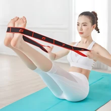 1pc Multi-Functional Yoga & Pilates Resistance Band, Portable Flexibility & Strength Training Tool Suitable For Beginners, Home Workout, Dance And Travel, Durable Polyester Material, Yoga Exercise, Adjustable Stretch Strap, Elastic Yoga Stretch Band, Physical Therapy Elastic Band, Stretch Dance Elastic Band