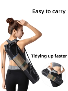 3pcs High-Quality TPE Non-Slip Soft Fitness Mat - Extra Wide & Thick Pure Black Yoga Mat, Ideal For Home Yoga, Pilates, Stretching, Workout - 183cm * 61cm * 1cm / 72.05in * 24.02in * 0.4in Size