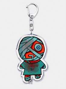 1/6 件热恐怖游戏漱口水 Chibis 钥匙扣配件包 Jimmy Curly Anya Sallyface 钥匙圈珠宝游戏玩家游戏礼物 - 彩色 - 查看 4