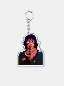 1/6 件热恐怖游戏漱口水 Chibis 钥匙扣配件包 Jimmy Curly Anya Sallyface 钥匙圈珠宝游戏玩家游戏礼物 - 彩色 - 查看 8