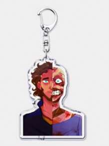 1/6 件热恐怖游戏漱口水 Chibis 钥匙扣配件包 Jimmy Curly Anya Sallyface 钥匙圈珠宝游戏玩家游戏礼物 - 彩色 - 查看 5