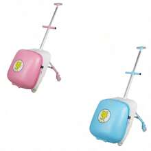 20-Inch Pink Small Suitcase Mini Suitcase, Sliding Suitcase Trolley Suitcase, Compact And Convenient Travel Suitcase - Pink - View 4