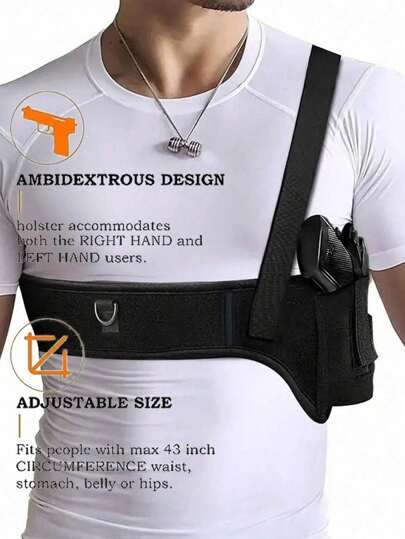 通用枪套 腋下隐藏式气枪 肩部手枪套 户外狩猎装备 枪夹 男士包 返校学生 学校用品 大学包 学院教师单肩包 腰包 腰包 夏季旅行必备品 多口袋 胸包 万圣节男士礼物 秋季圣诞节尖叫男士包 腰包 旅行包 男士单肩包 冬季圣诞礼物