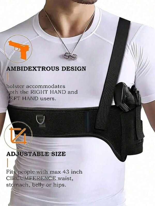 通用枪套 腋下隐藏式气枪 肩部手枪套 户外狩猎装备 枪夹 男士包 返校学生 学校用品 大学包 学院教师单肩包 腰包 腰包 夏季旅行必备品 多口袋 胸包 万圣节男士礼物 秋季圣诞节尖叫男士包 腰包 旅行包 男士单肩包 冬季圣诞礼物