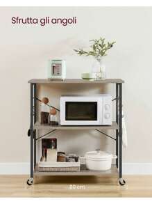 VASAGLE Tables - Beige - View 2