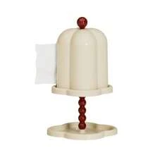 Portafazzoletti da scrivania, elegante portafazzoletti per soggiorno e bagno, senza montaggio, stile vintage, portafazzoletti multifunzionale