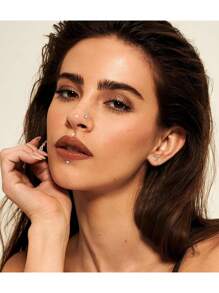 12pcs Self Nose Piercing Kit At Home Nose Piercing Kit Nose Ring Piercing Kit Nose Piercing Kit With Nose Rings Disposable Nose Piercing Gun Kit Gold Piercing Kit For Nose - White - View 3