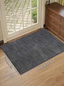 1pc 850g/㎡ Crystal Velvet Bohemian Style Long Carpet, Living Room/Bedroom Luxury Retro Abstract Area Rug, Non-Slip & Easy To Clean Bedside Rug Doormat