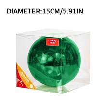 Boules de Noël de 15 cm, décorations de Noël, ornements pour sapin de Noël, grandes boules de Noël rouges, pendentifs suspendus pour sapin de Noël, décoration de sapin de Noël pour la maison et les fêtes, cadeau de Nouvel An - Multicolore - Voir 8