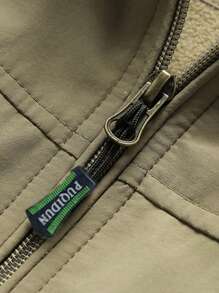 男士立领保暖衬垫背心夹克，秋冬款