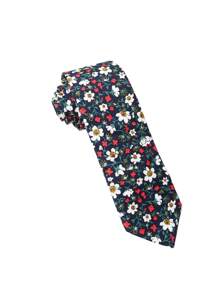 1pc Floral Necktie, Men's Narrow Printed Skinny Tie, Suitable For Daily Wear, Banquet, Wedding, Party - Multicolor - View 12