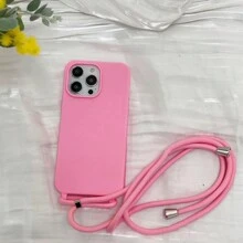 1 件液态硅胶一体式斜肩带手机壳适用于 16 Pro Max/Galaxy A55 5G 防水防震防摔防刮