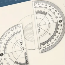 1 Set Pencil Case Kit, Drawing & Drafting Tools For Middle School Students, Includes Ruler And Other Stationery Supplies For Exam And Design Use - Multicolor - View 5