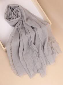 1 Chiếc Khăn Trùm Đầu Bằng Vải Crepe Màu Trơn Phong Cách Bohemian Cổ Điển, Khăn Trùm Đầu Hijab Đơn Giản Cỡ Lớn, Khăn Trùm Đầu Hàng Ngày Cho Phụ Nữ, Băng Đô Cho Mọi Mùa - Nhiều màu - Xem 46