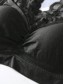 3pcs/Pack Plus Size Women Wire-Free Gather Lift High Elasticity & Support Bras