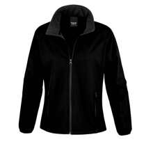 Result Womens/Ladies Printable Soft S Jacket (Black/Black) - 280gsm - 黑色 - 查看 1