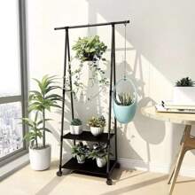 Multipurpose Clothes Rack, Corner Or Triangular, 2 Or 3 Shelves - 顏色隨機 - 查看 6