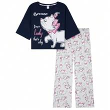 Disney Stitch Pyjama Set Cosy Nightwear Long PJ Comfy Loungewear Gift - Multicolor - View 3