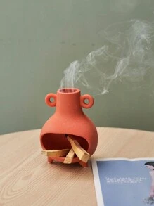 1个陶瓷香炉，圣木香炉架，秘鲁鼠尾草燃烧盘，陶瓷香炉，适用于冥想、瑜伽和家居装饰，生日、毕业、圣诞节装饰，房间装饰，圣诞礼物 - 彩色 - 查看 8