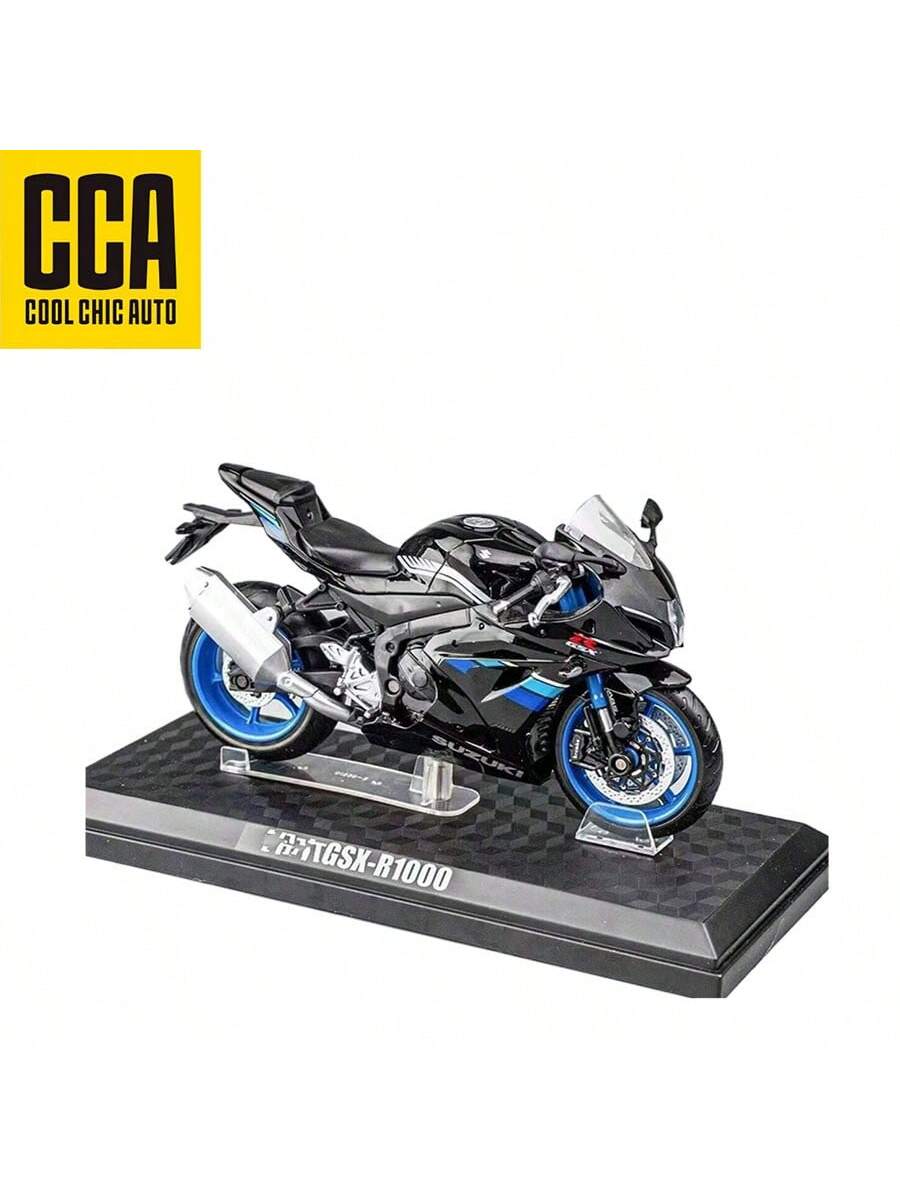 Burago 1:12 Suzuki GSX-R1000 سبيكة دراجة نارية نماذج نماذج للدراجات النارية معروضة رسميا على سطح المكت | مقاس: حجم واحد