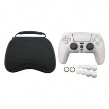 1 Set: 1pc PlayStation5 Controller Storage Bag + 1pc Game Protective Case + 10pcs Joystick Cap, Anti-Slip, Anti-Drop, Waterproof, Dustproof, Scratch-Resistant, Enhancing Gaming Experience