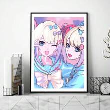 1 件墙面艺术海报动漫海报画廊印刷材料绘画墙面帆布图像客厅，帆布艺术，无框 - 彩色 - 查看 39