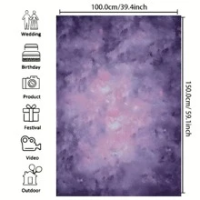 Adult Art Portrait Abstract Texture Background Fabric Blue Gray Purple Background Art Photo Photography Photo Studio Banner Vinyl